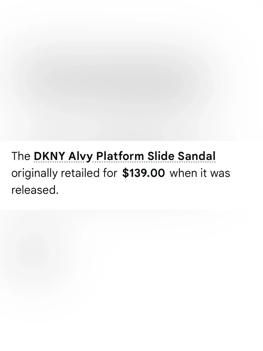 DKNY Alvy Platform Wedge Sandal